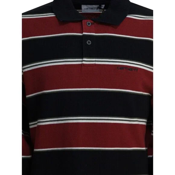Carhartt Wip L/S Malone Rugby Polo Shirt Tag Size L Men